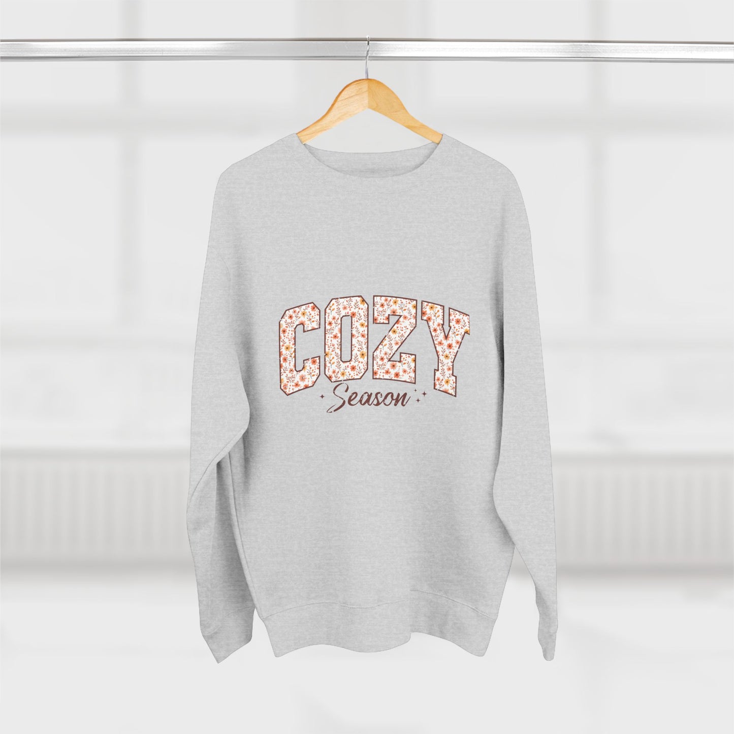 Cozy Season Unisex Crewneck Sweatshirt | Casual Comfort Apparel, Fall Fashion, Gift for Her, Cozy Outfit, Perfect for Autumn