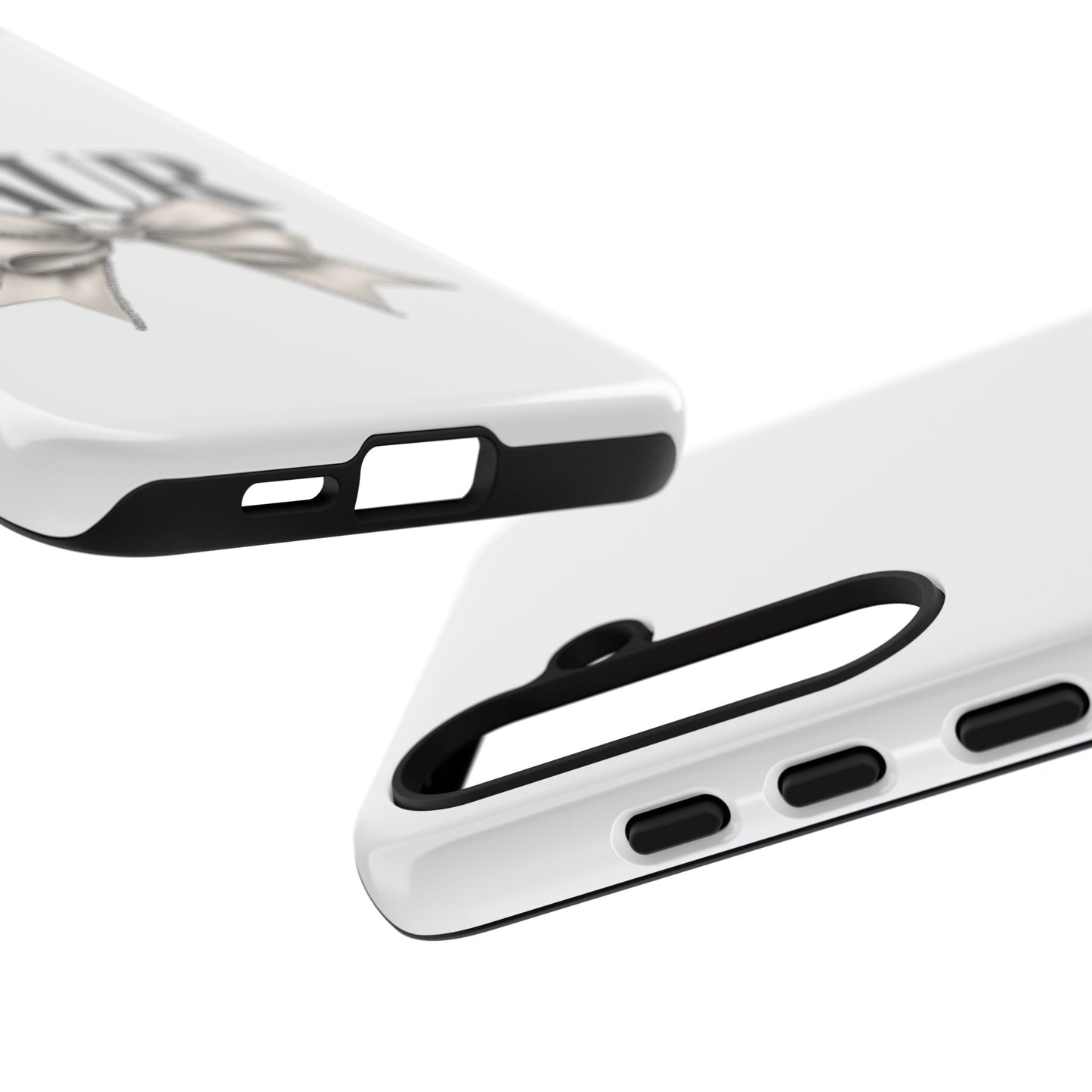 Stylish Phone Case with Bow Design, Personalized Gift, Trendy Mobile Accessory, Kaur Phone Cover, Unique Tech Gift