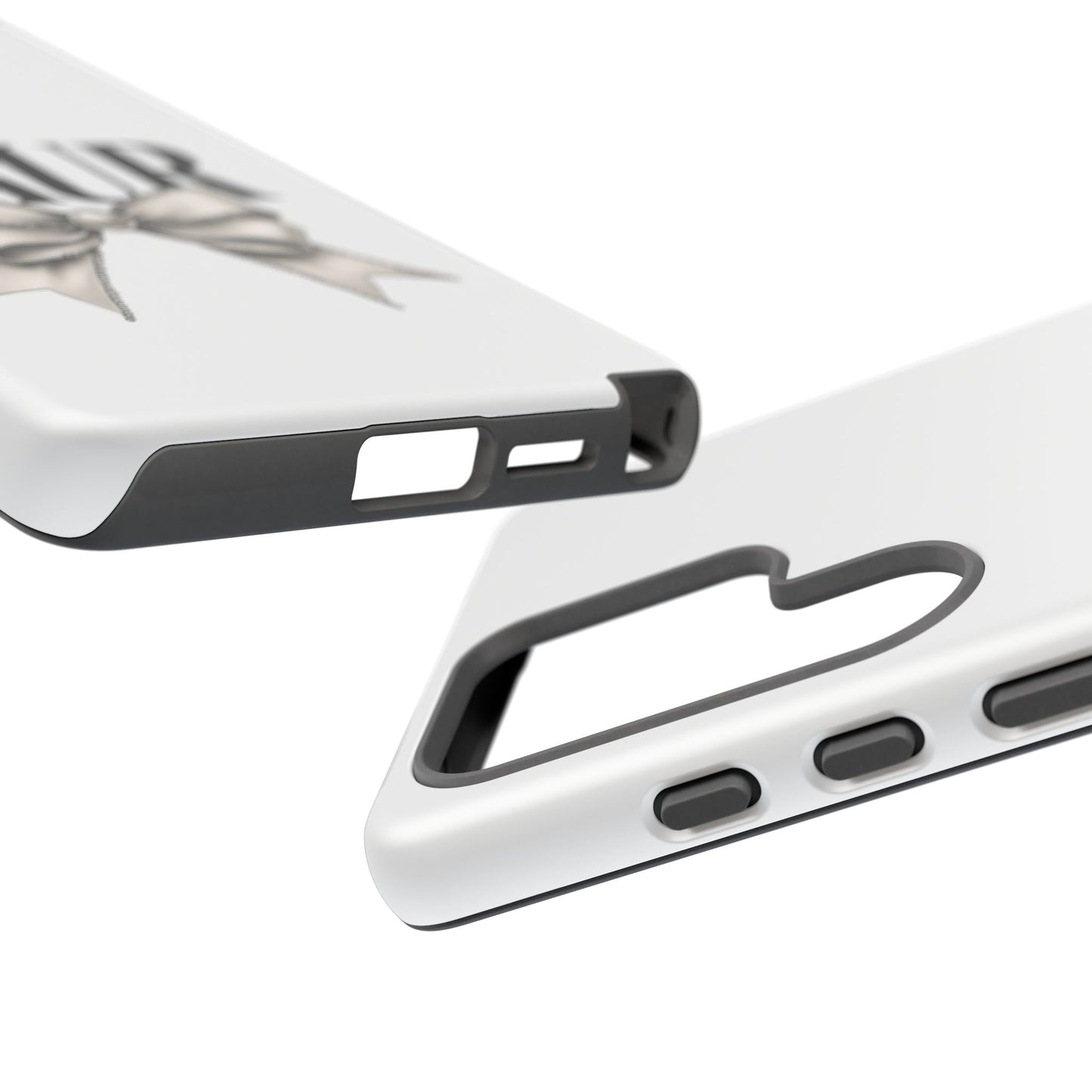 Stylish Phone Case with Bow Design, Personalized Gift, Trendy Mobile Accessory, Kaur Phone Cover, Unique Tech Gift