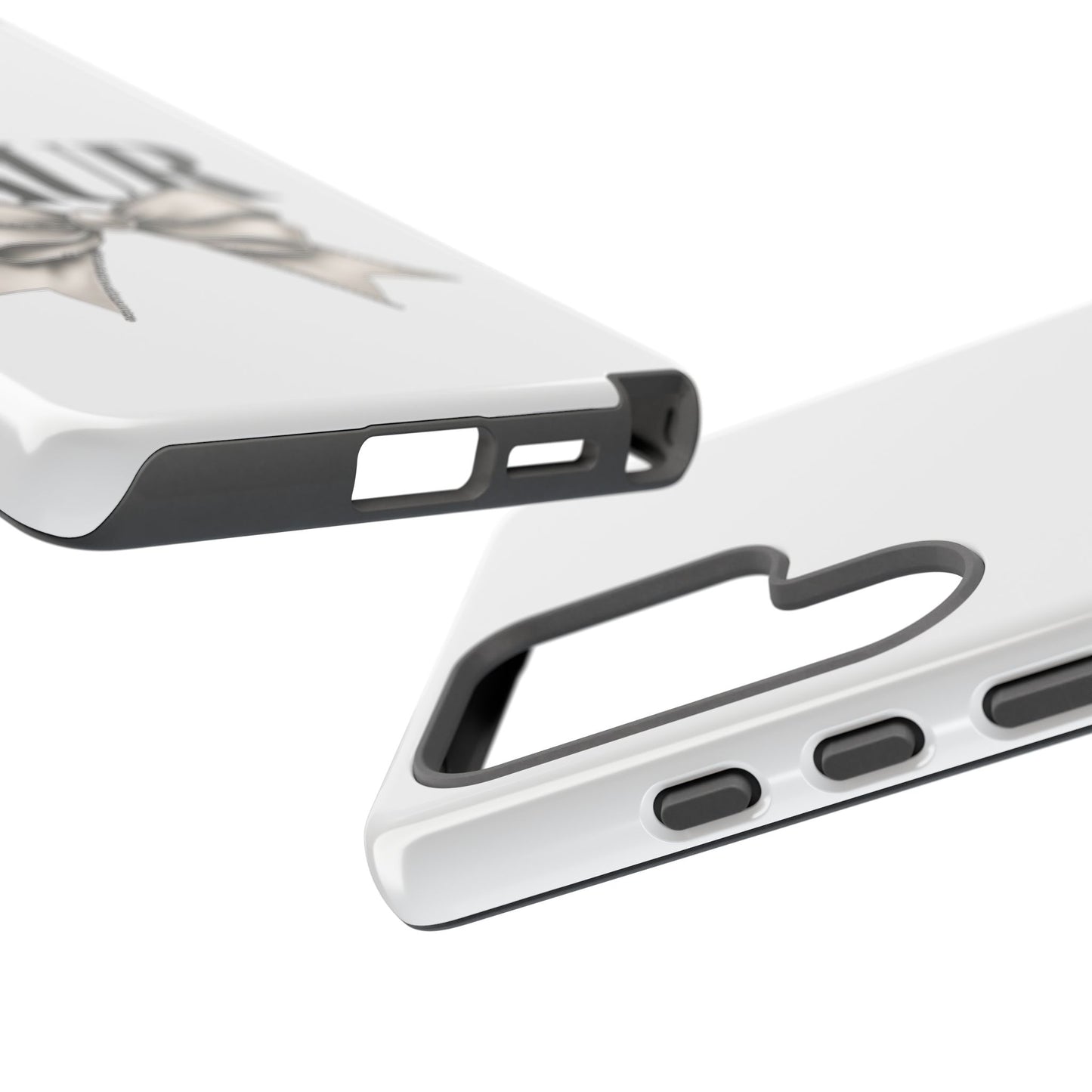 Stylish Phone Case with Bow Design, Personalized Gift, Trendy Mobile Accessory, Kaur Phone Cover, Unique Tech Gift