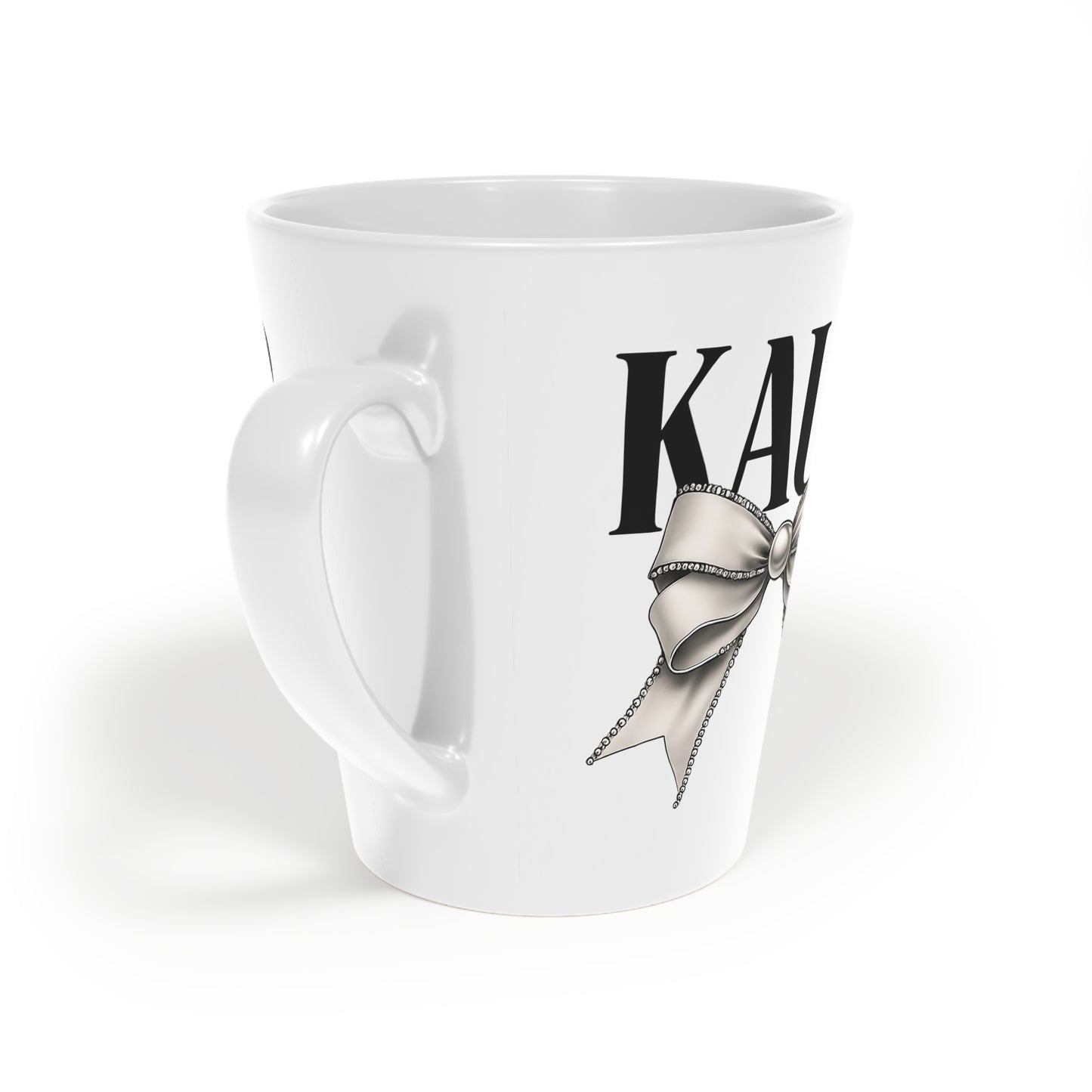 Stylish Kaur Latte Mug, 12oz - Perfect Gift for Coffee Lovers, Ideal for Birthdays, Holidays, Kitchen Decor, Personalized, Custom Print