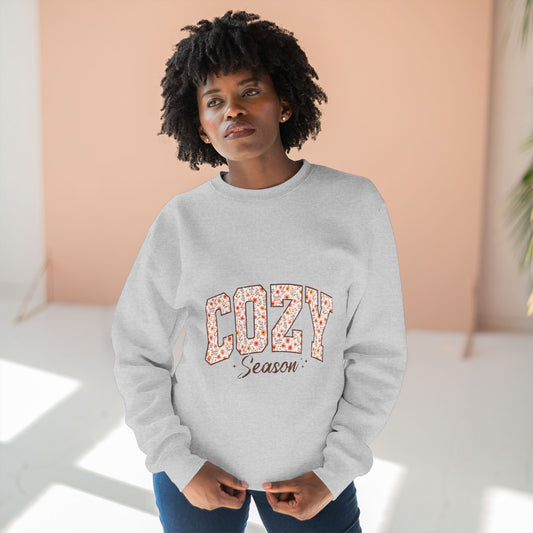 Cozy Season Unisex Crewneck Sweatshirt | Casual Comfort Apparel, Fall Fashion, Gift for Her, Cozy Outfit, Perfect for Autumn